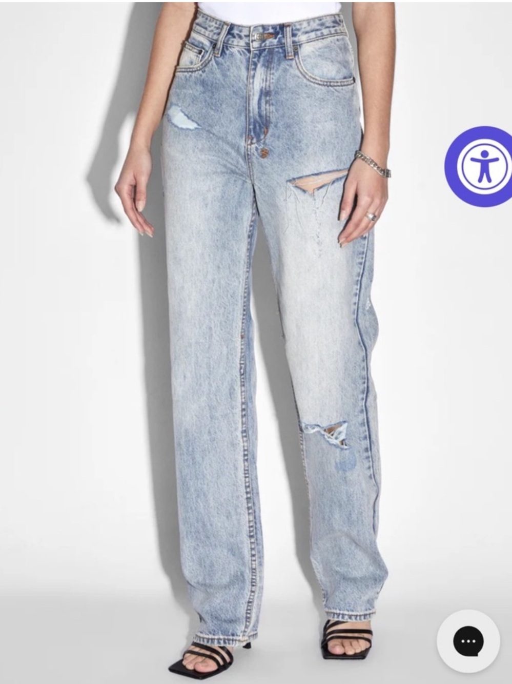 Ksubi Playback Skream Trashed High Rise Denim